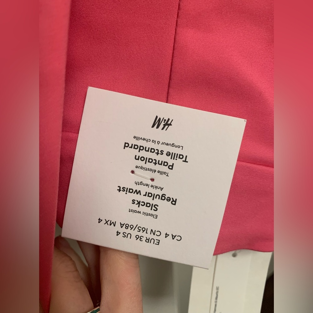 H&M Hot Pink slacks